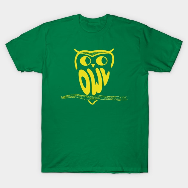 Mr. Owl T-Shirt by ValidOpinion
